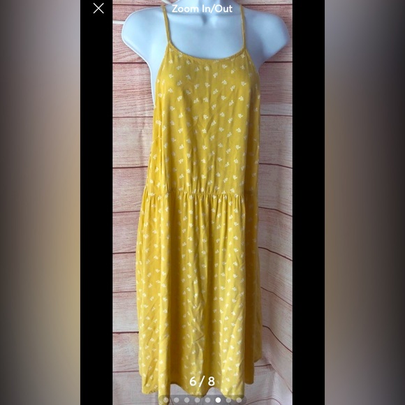 Mossimo Yellow Flowy Dress - Picture 1 of 8